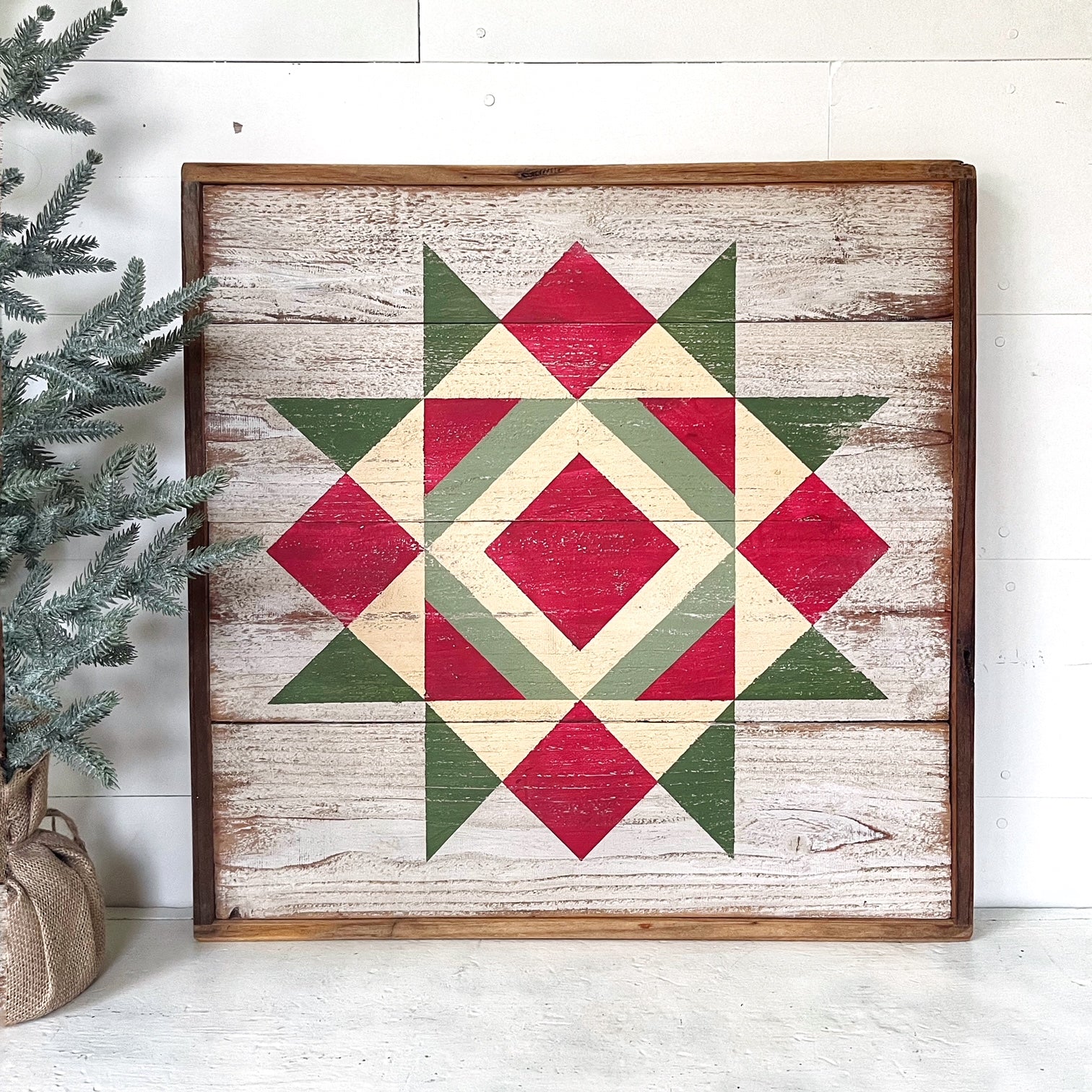 Christmas Candy Barn Quilt