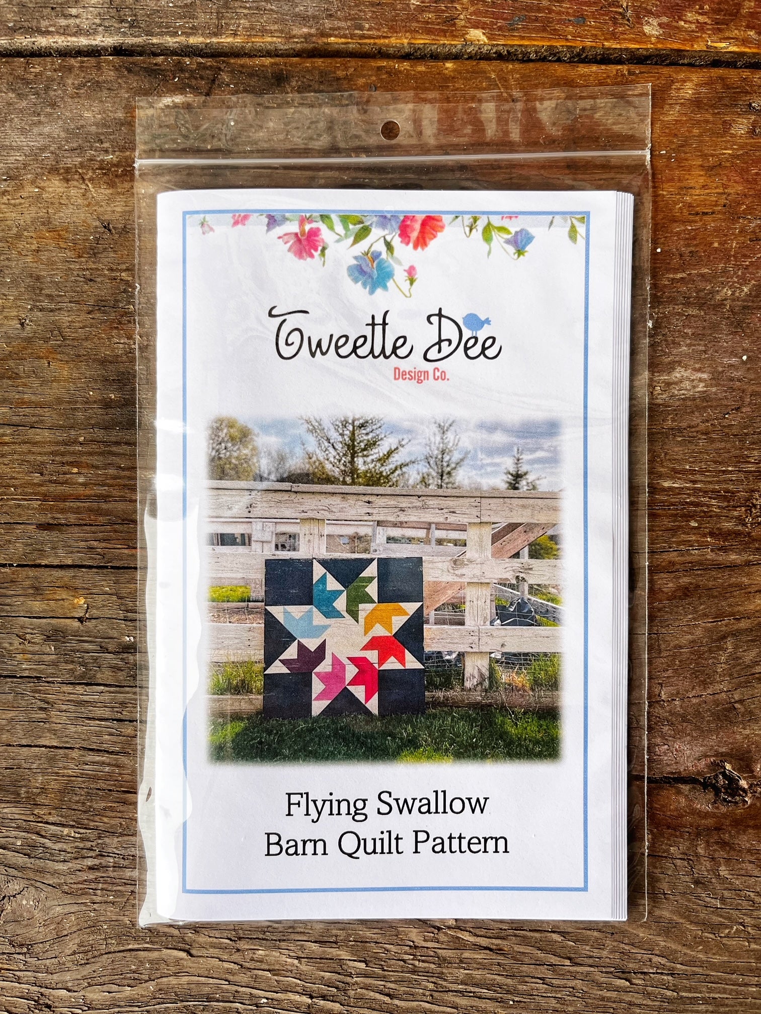 Flying Swallow Barn Quilt Pattern