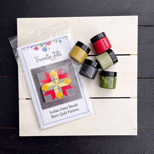 Wilde Bloem Indian Paint Brush Little Barn Quilt Kit