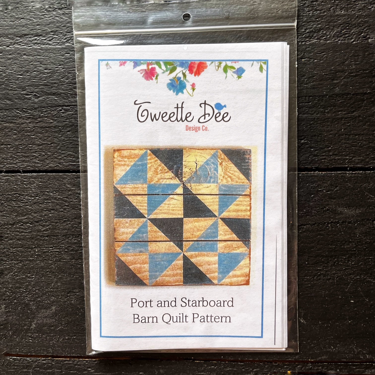 Port and Starboard Barn Quilt Pattern