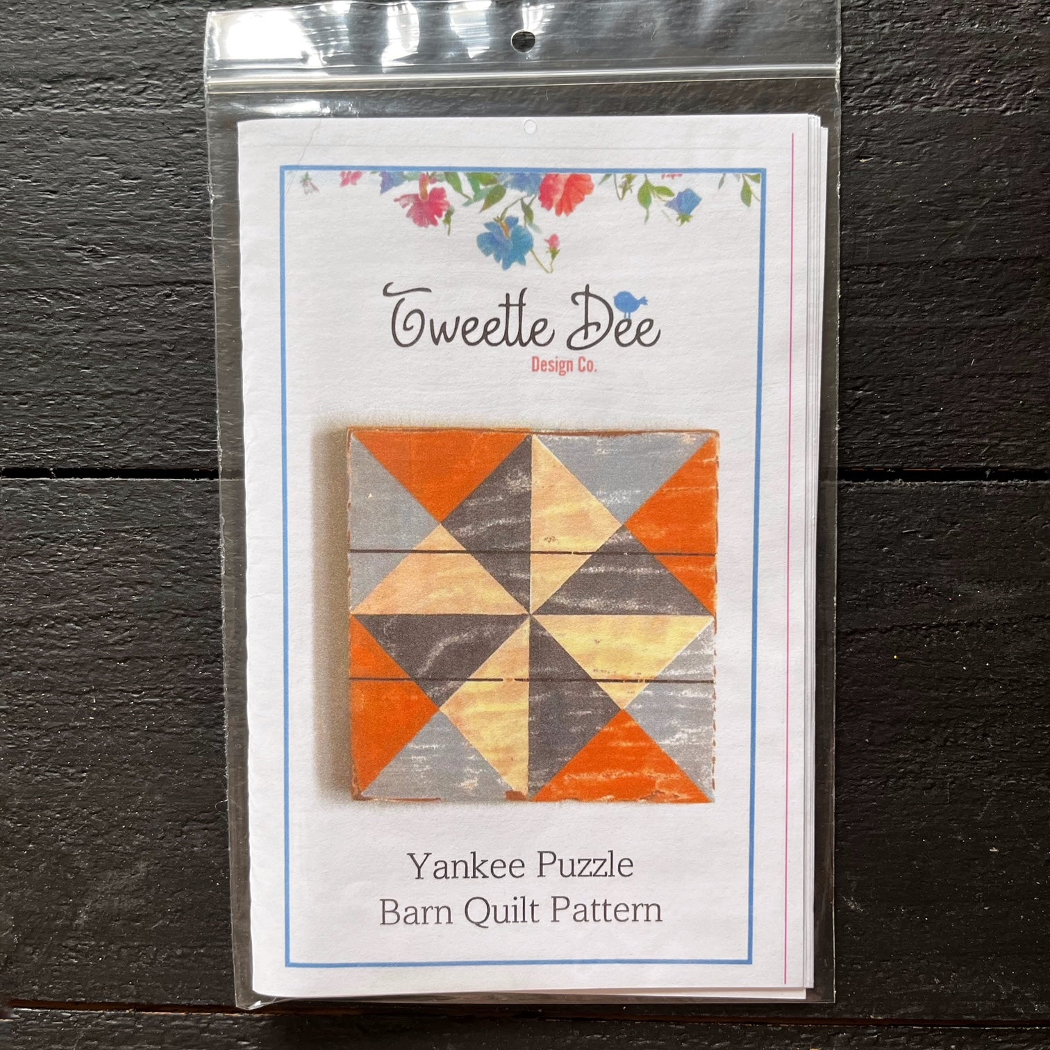 Yankee Puzzle Barn Quilt Pattern