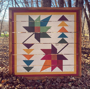 Appalachian Leaves Barn Quilt