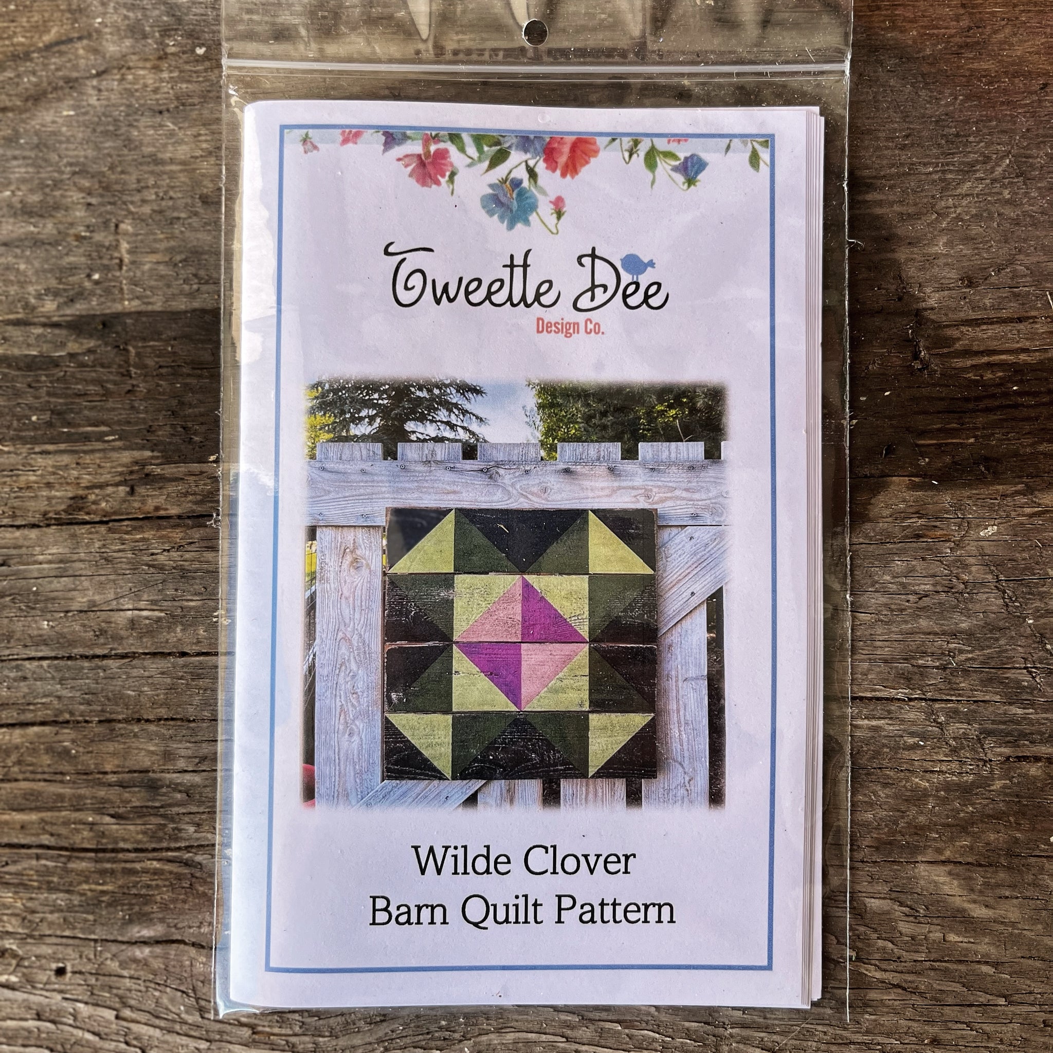 Wilde Clover PDF Barn Quilt Pattern