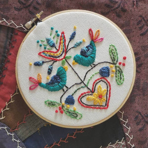 Bless Our Home Amish Hex Embroidery Kit