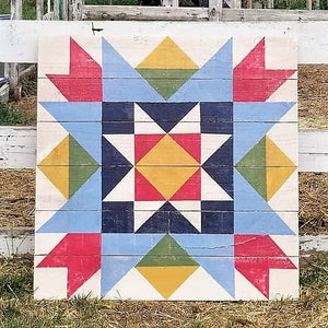 Sunrise Star Barn Quilt