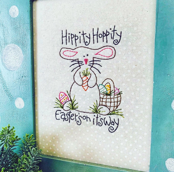 Hippity Hoppity Embroidery Kit