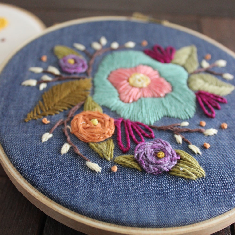Willow and Rose Hoop Art Embroidery Kit