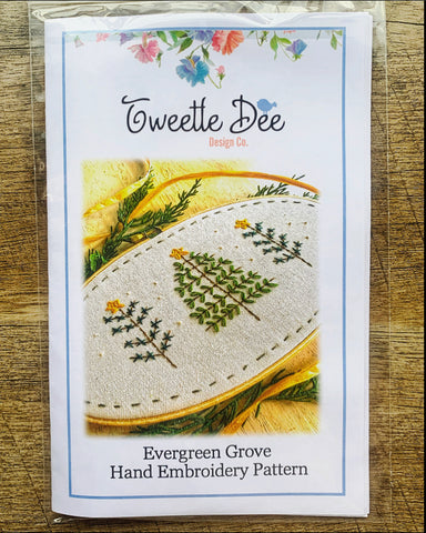 Evergreen Grove Embroidery Pattern