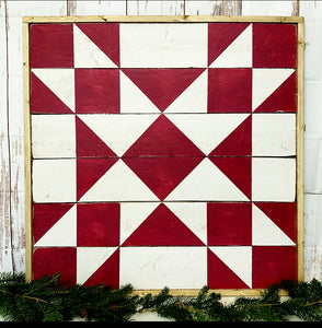 Star of Noelle Barn Quilt