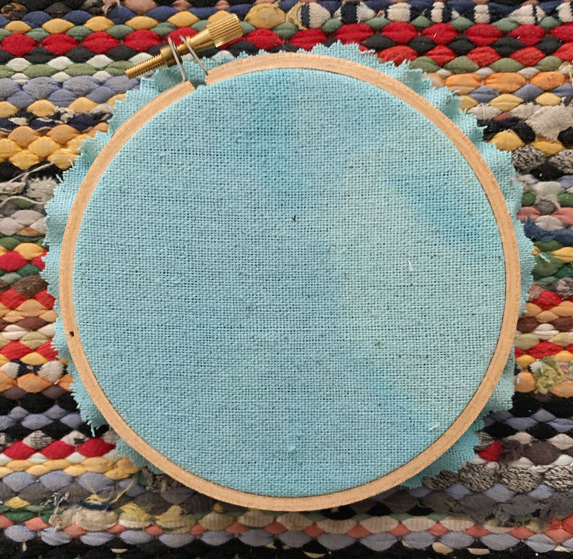 Morning Blue Stitching Cloth