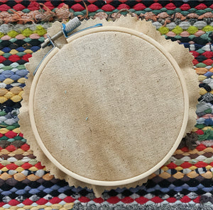 Tea Dyed Stitching Cloth