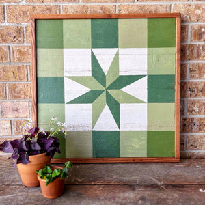 Lucky Star Barn Quilt