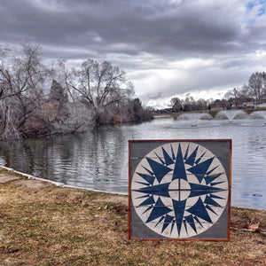 The Mariner's Compass Barn Quilt