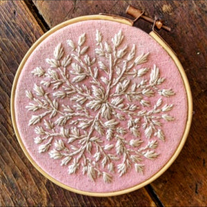 Blossoms in Pink Embroidery Kit