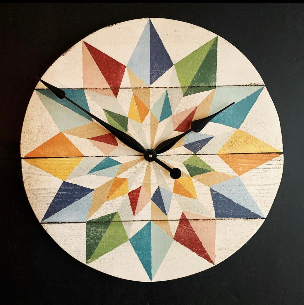Kaleidoscope Hex Clock
