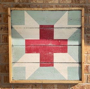 Angels in Scrubs Barn Quilt